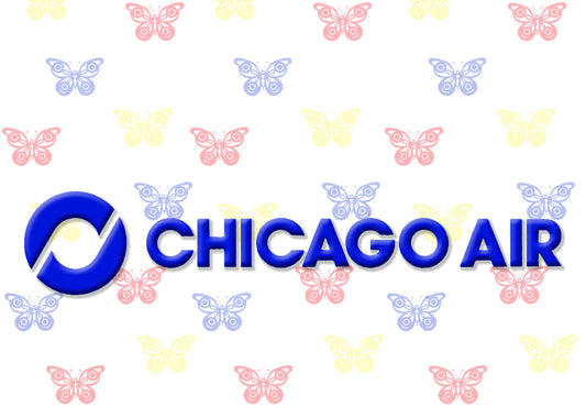 Chicago Airlines Logo Fridge Magnet (LM14211)