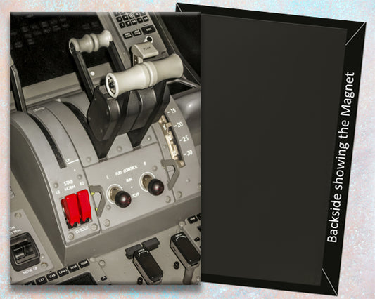 767 Cockpit Throttles Fridge Magnet (LM14226)
