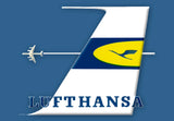 Lufthansa Airlines (Old) Logo Fridge Magnet (LM14230)