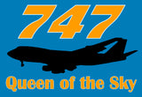 747 Queen of the Sky Fridge Magnet (LM14401)