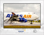 Atlas Air Worldwide Boeing 747-45EF Color Photograph (M125RGJM11X14)