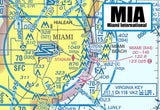 MIA Miami Airport Sectional Map Fridge Magnet (MM10503)