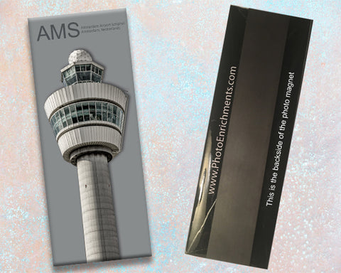 AMS Amsterdam Schiphol Int'l Airport Tower Fridge Magnet (PMA9002)