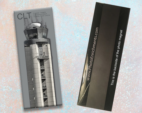 CLT Charlotte International Airport Retired Tower Fridge Magnet (PMA9007)