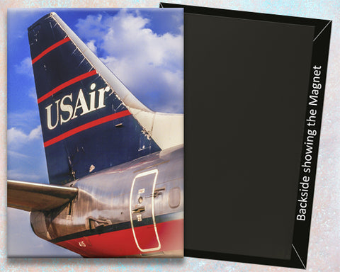 USAir Boeing 737 Tail Fridge Magnet (PMCT4010)