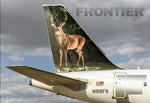 Frontier Airlines Tail Jake the Deer Fridge Magnet (PMCT4020)