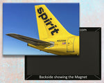 Spirit Airlines Tail Fridge Magnet (PMCT4021)