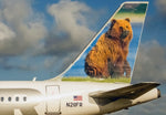 Frontier Airlines Tail Grizwald Grizzly Bear Fridge Magnet (PMCT4022)