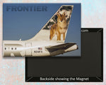 Frontier Airlines Tail Coyote Fridge Magnet (PMCT4023)