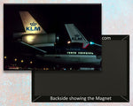 KLM Airlines MD-11 Tail Fridge Magnet (PMCT4028)