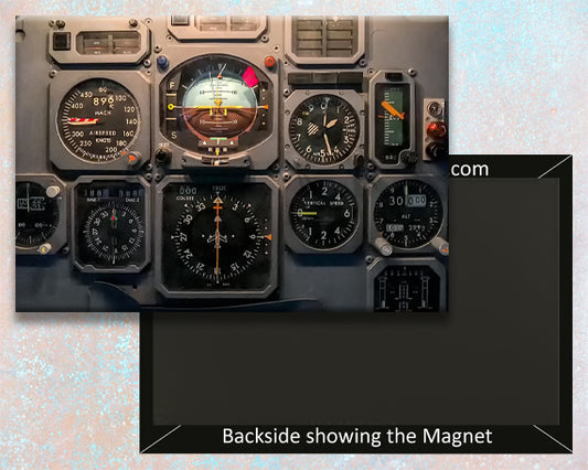 L-1011 Captain Cockpit Panel Fridge Magnet (PMCT4029)