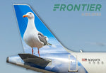 Frontier Airlines Miracle the Seagull Tail Logo Fridge Magnet (PMCT4034)