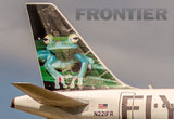 Frontier Airlines Bugsy The Tree Frog Tail Logo Fridge Magnet (PMCT4037)
