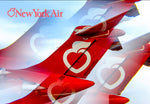 New York Air Tail Logo Fridge Magnet (PMCT4039)