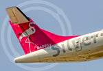 Silver Airways Flamingo Tail Logo Fridge Magnet (PMCT4043)