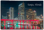 Tampa FL Red Bridge Fridge Magnet (PMD10015)