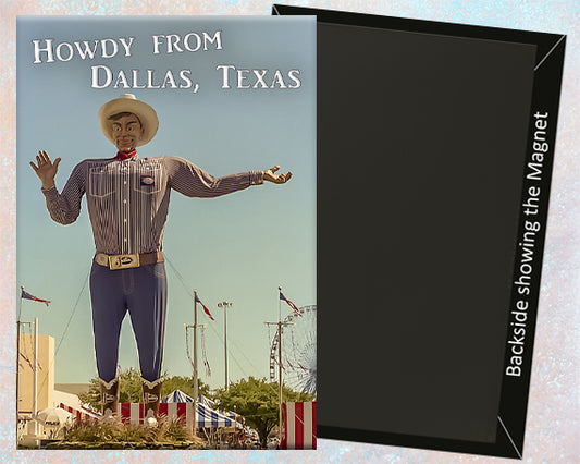 Dallas Texas Big Tex Fridge Magnet (PMD10018)