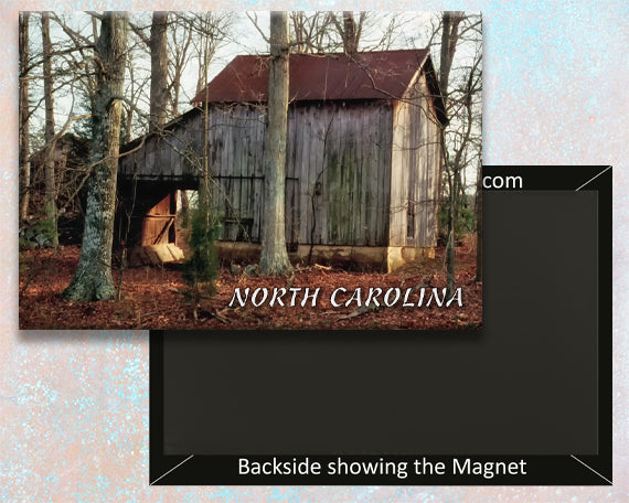 North Carolina Tobacco Barn Fridge Magnet (PMD10020)