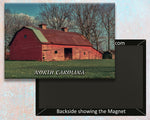 North Carolina Kernersville Red Barn Fridge Magnet (PMD10021)