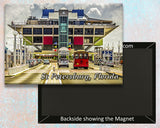 St Pete Florida Pier Fridge Magnet (PMD10022)