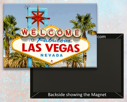 Las Vegas Sign Fridge Magnet (PMD10024)