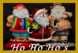 Three Santa Claus Fridge Magnet (PMH11001)