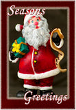 Season Greeting Santa Clause Fridge Magnet (PMH11010)