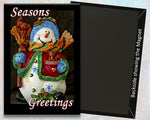 Seasons Greetings Snowman Fridge Magnet (PMH11011)