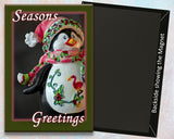 Seasons Greetings Penguin Fridge Magnet (PMH11013)