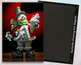 Snowman with Ice Cream Cone Fridge Magnet (PMH11026)