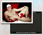 Man with Valentine Heart Holiday Fridge Magnet (PMH11300)