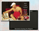 I Love You Big Heart Holiday Fridge Magnet (PMH11302
