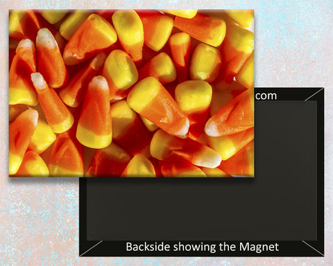 Candy Corn Holiday Handmade Fridge Magnet (PMH11401)