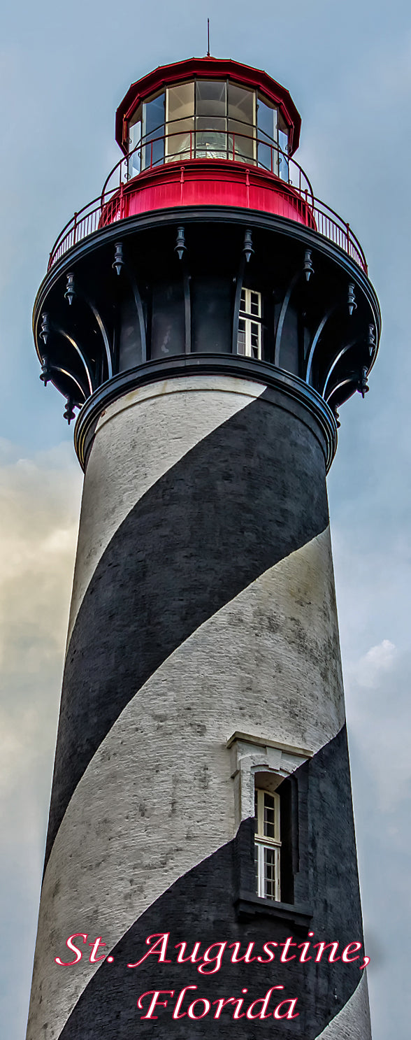 2"x5" handmade color lighthouse magnet from PhotoEnrichments.com