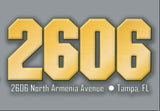 2606 Club Tampa, FL Fridge Magnet  (PMM13004)