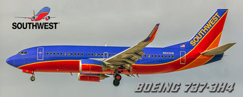 Southwest Airlines Boeing 737-3H4 2001 Colors Fridge Magnet (PMT1541)
