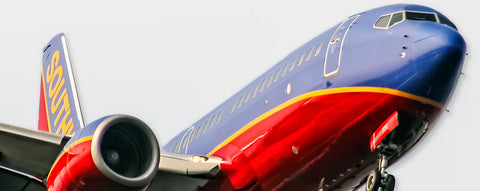 Southwest Airlines Boeing 737 Close Up Fridge Magnet (PMT1546)