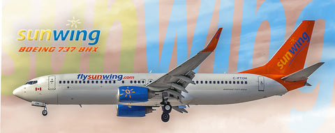 Sunwing Airlines Boeing 737-8HX Fridge Magnet (PMT1549)
