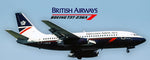 British Airways Boeing 737-200 Fridge Magnet (PMT1566)