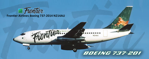 Frontier Airlines Boeing 737-201 Fridge Magnet (PMT1567)