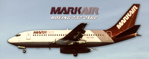 MarkAir Airlines Boeing 737-2X6C Fridge Magnet (PMT1568)