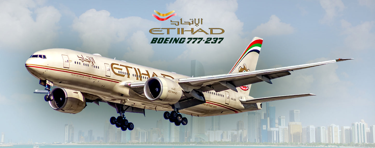Etihad Airlines Boeing 777-237 Fridge Magnet (PMT1603)