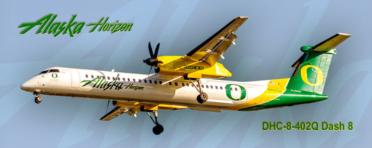 Alaska Horizon Airlines Dehavilland Dash 8 Fridge Magnet (PMT1604)