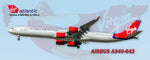 Virgin Atlantic Airlines Airbus A340-642 Fridge Magnet (PMT1605)