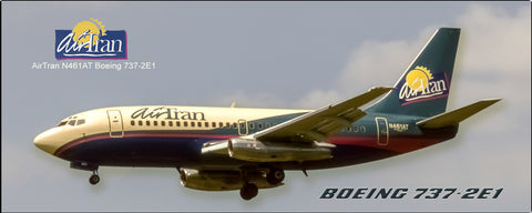 AirTran Boeing 737-2E1 Fridge Magnet (PMT1615)