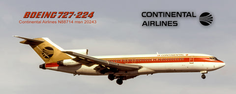 Continental Airlines Boeing 727-224 Fridge Magnet (PMT1617)