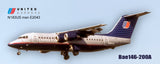 United Express Airlines Bae146 Fridge Magnet (PMT1642)