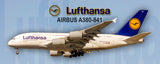 Lufthansa Airlines Airbus A380 Fridge Magnet (PMT1659)
