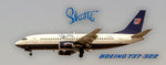 Shuttle by United Airlines Boeing 737-322 Fridge Magnet (PMT1667)