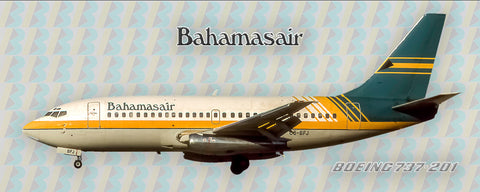 Bahamasair Airlines Boeing 737-201 Fridge Magnet (PMT1668)